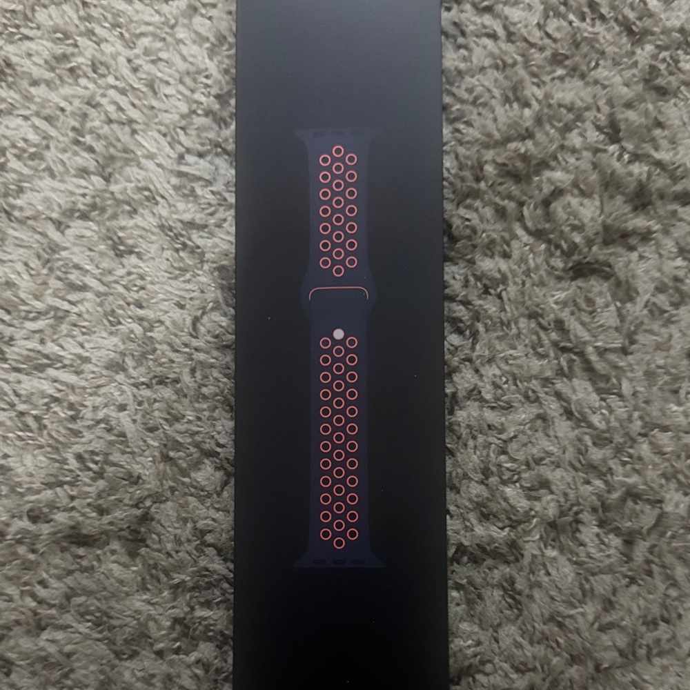 Apple Watch Nike Band blue black bright mango